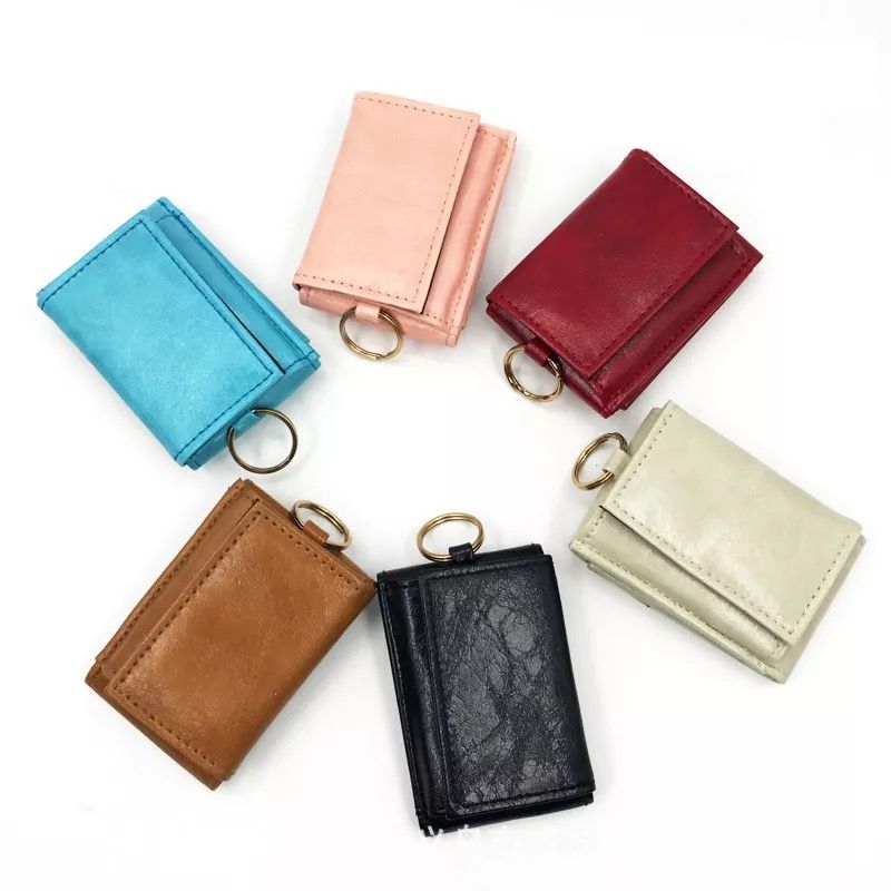 RFID Card Holder Hot Sale Personalized PU Candy Color Mini 