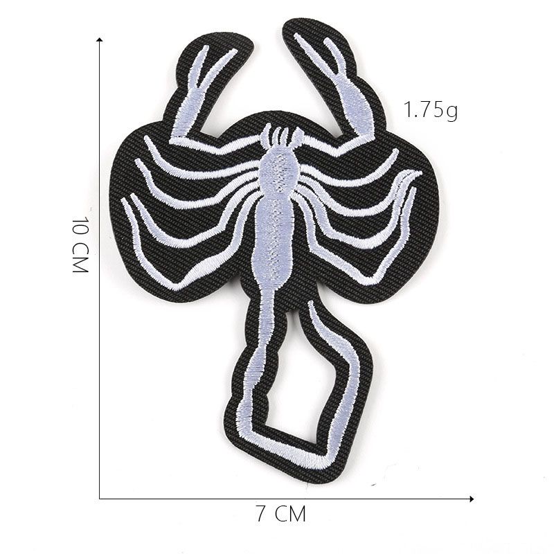 Scorpion Embroidered Cloth Iron On Patch
