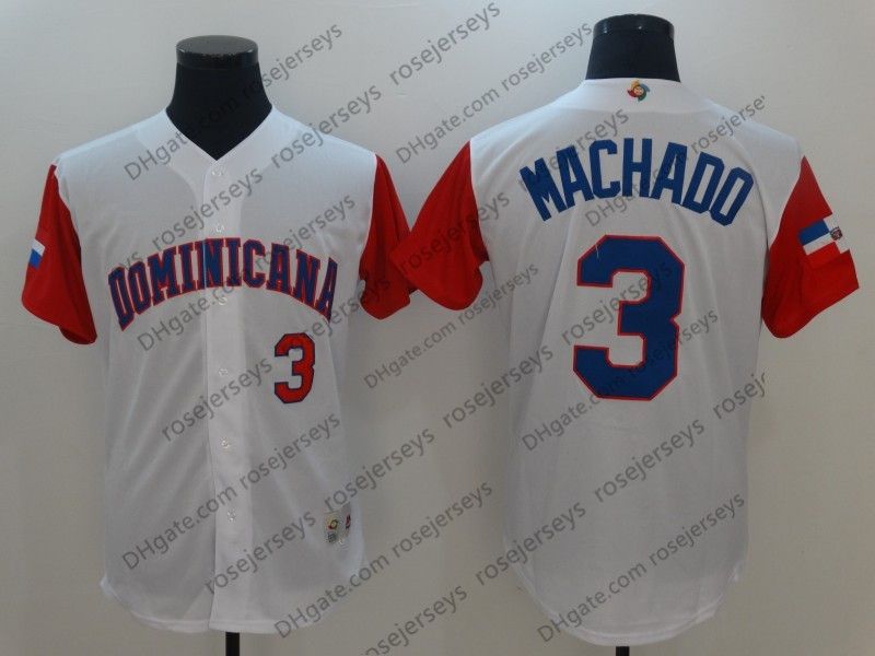 Dominican world baseball classic jersey Clearance