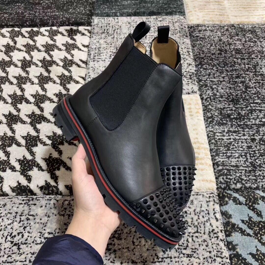 chelsea boots red bottom