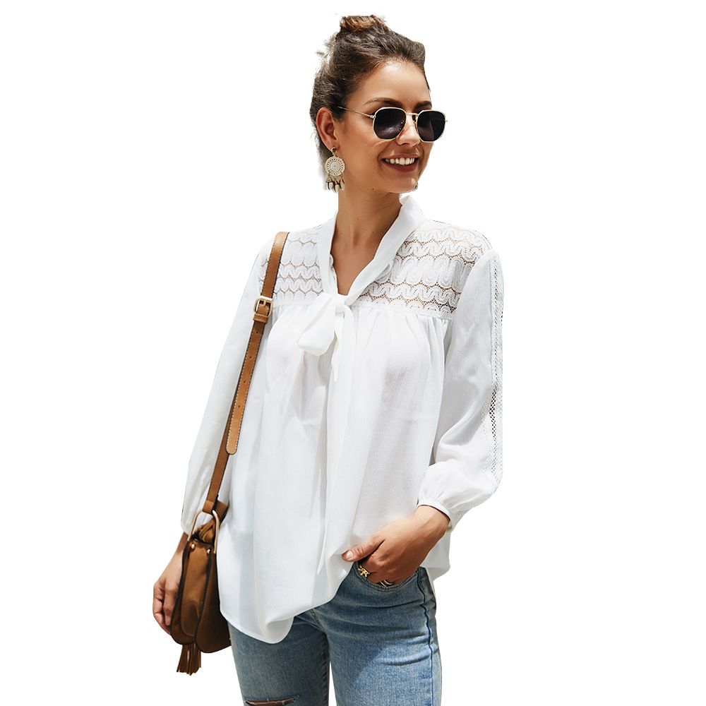 Precio al por mayor Camisas de mujer Blusas Diseño moderno Blusas Manga larga