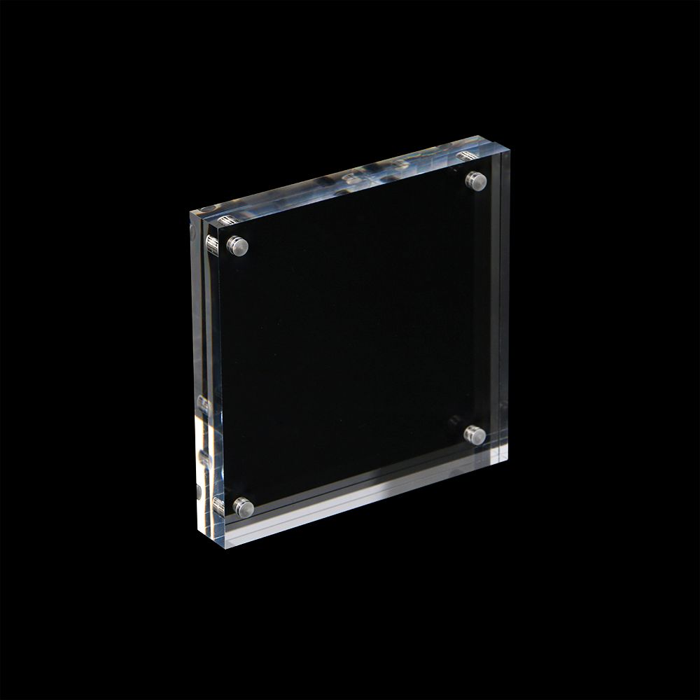 2020 Transparent Square Photo Frame Blank Acrylic Block Frame