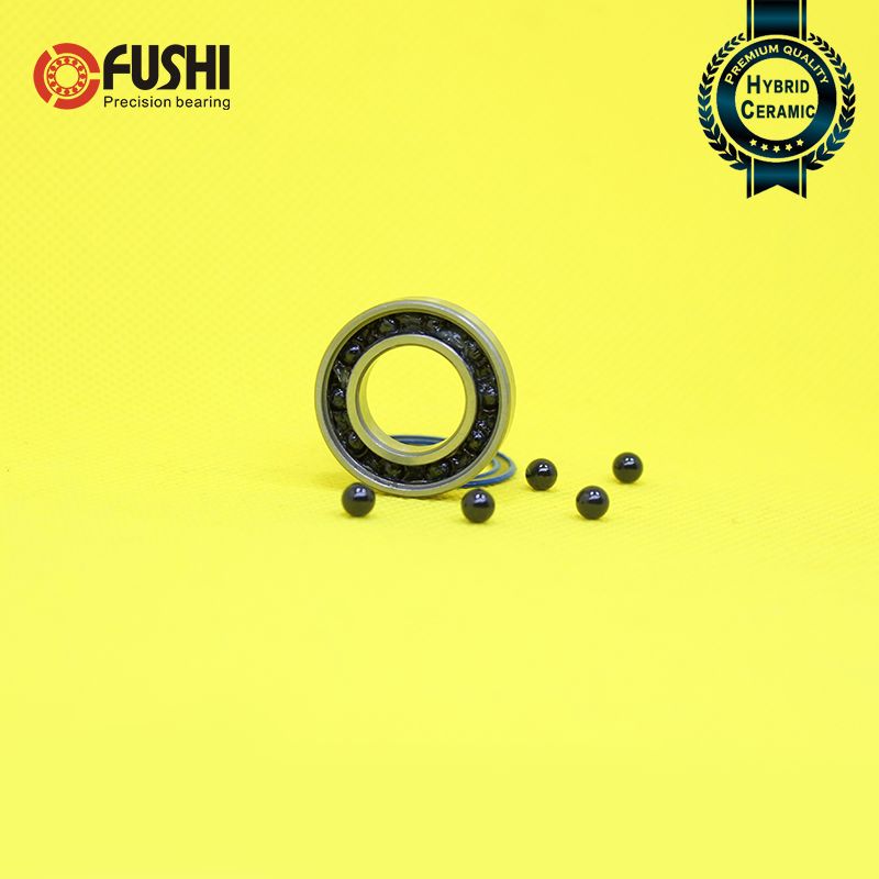 6903-2RS HYBRID CERAMIC Si3N4 Ball Bearing 17x30x7 mm QTY 10 6903RS Black