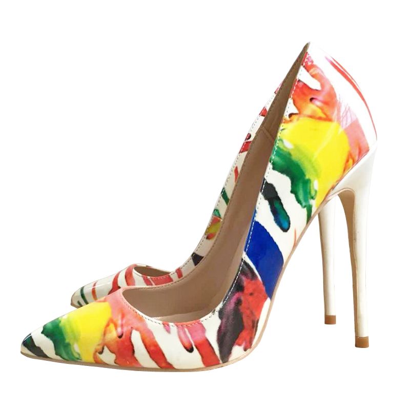 colorful stiletto heels