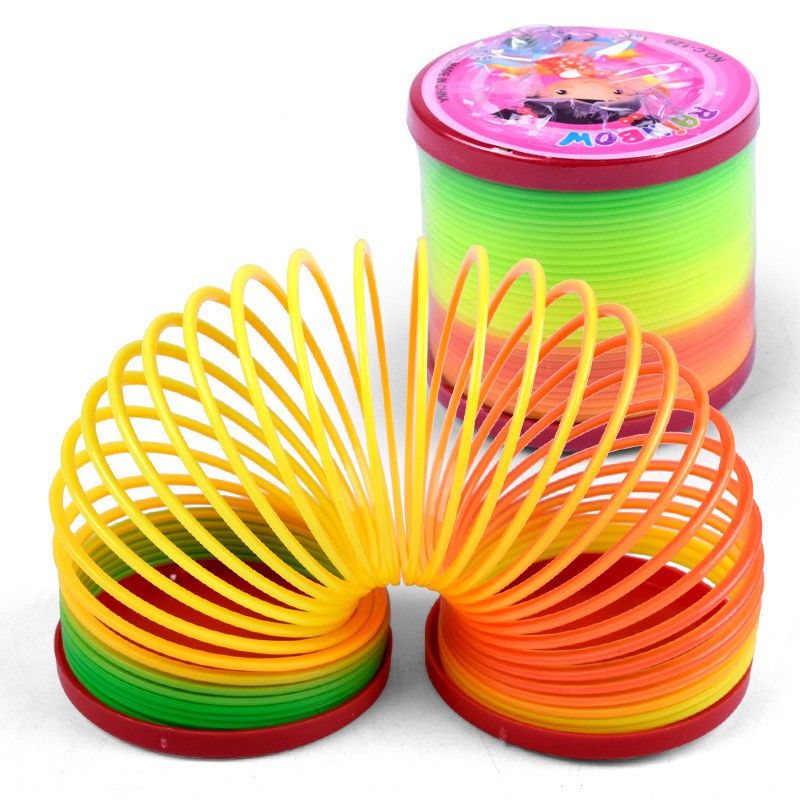 slinky rainbow spring