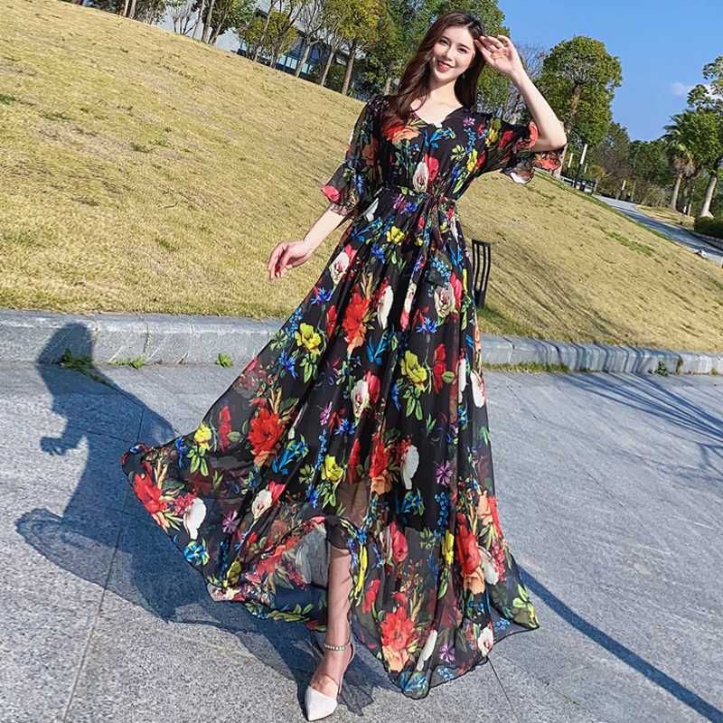 bell sleeve maxi dress plus size