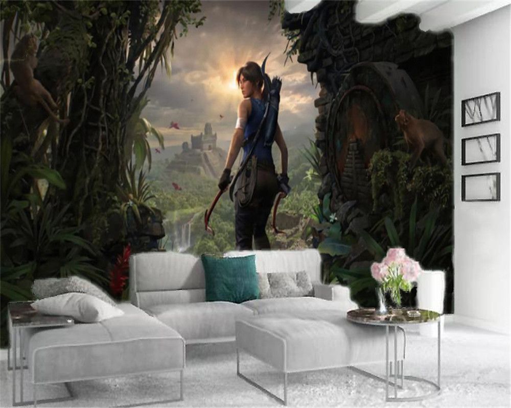 Grosshandel 3d Tapete Wohnzimmer Fantasie Schloss Karikatur Schonheit Digital Printing Hd Dekorative Schone Tapete Von Yunlin188 9 97 Auf De Dhgate Com Dhgate