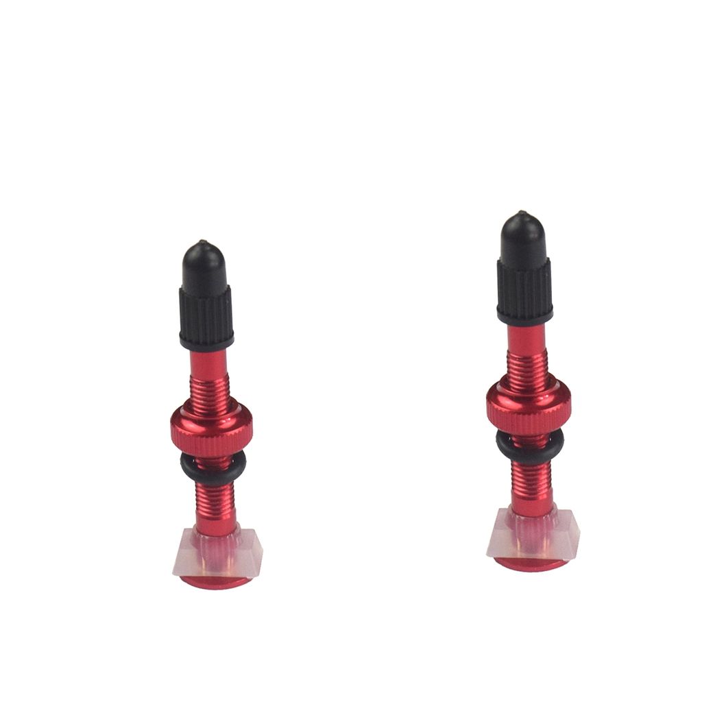 2Pieces 40mm Alloy Cycling Bike Tubeless Tires Presta Valves Vacuum-Nozzle