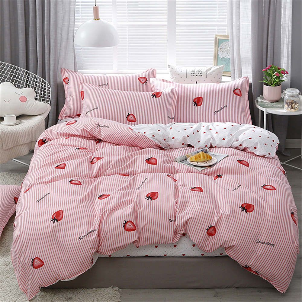 Luxury New Bedding Set Twin Full Queen Size With Pillowcase 2