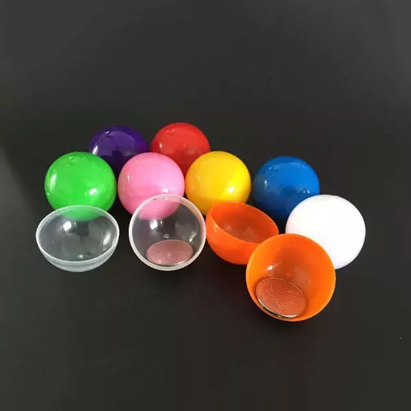 Acquista 50 Millimetri Colorata Sfera Di Plastica Distributore Automatico Di Plastica Del Giocattolo Sfera Sfere Sorpresa Regalo Sfera Di Imballaggio A 20 94 Dal Manshy Dhgate Com