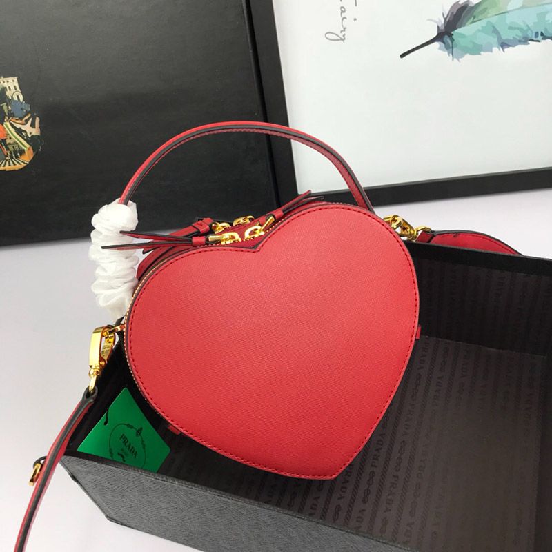 prada heart shaped bag