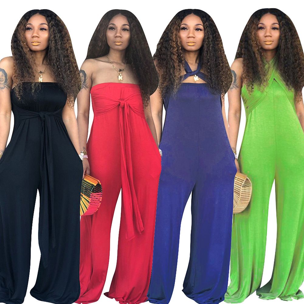 blue and green jumpsuit