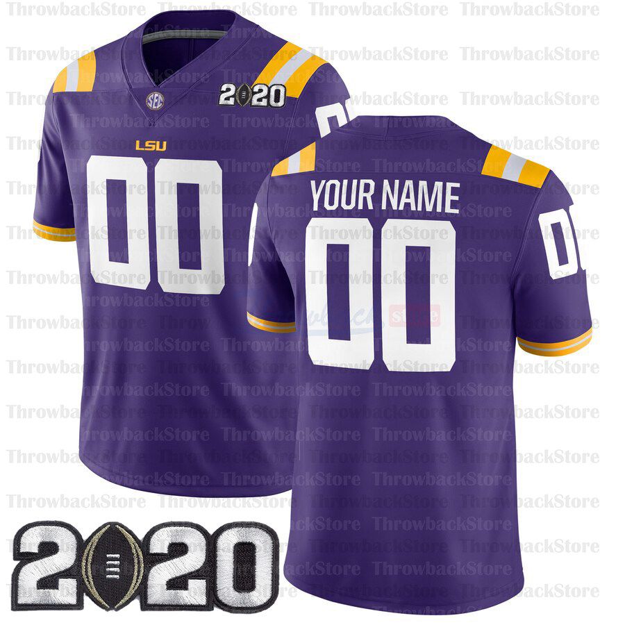 2020 White Number Patch