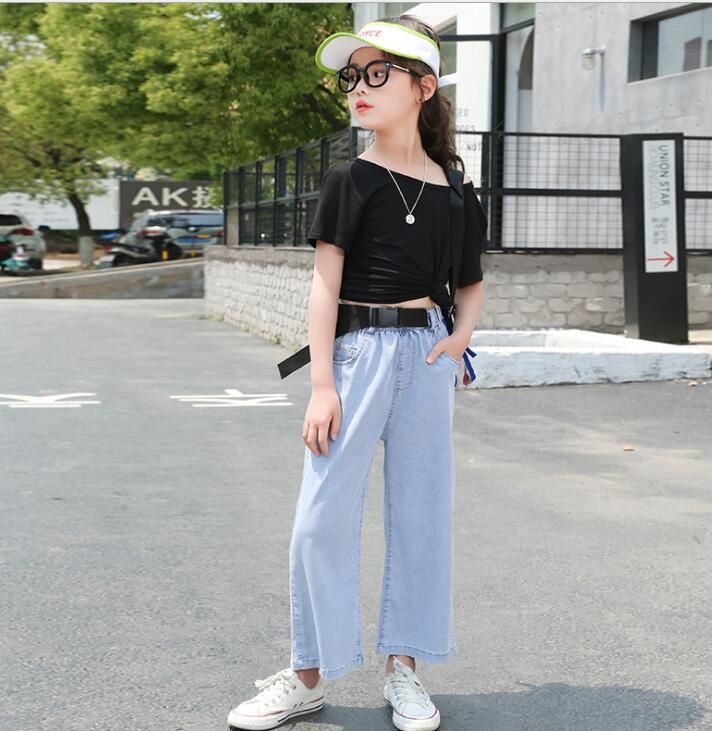 Stylish jeans top for 12 year girl Clearance