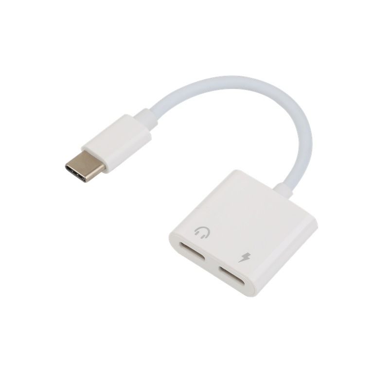 1 штекер USB C на 2 штекера USB C