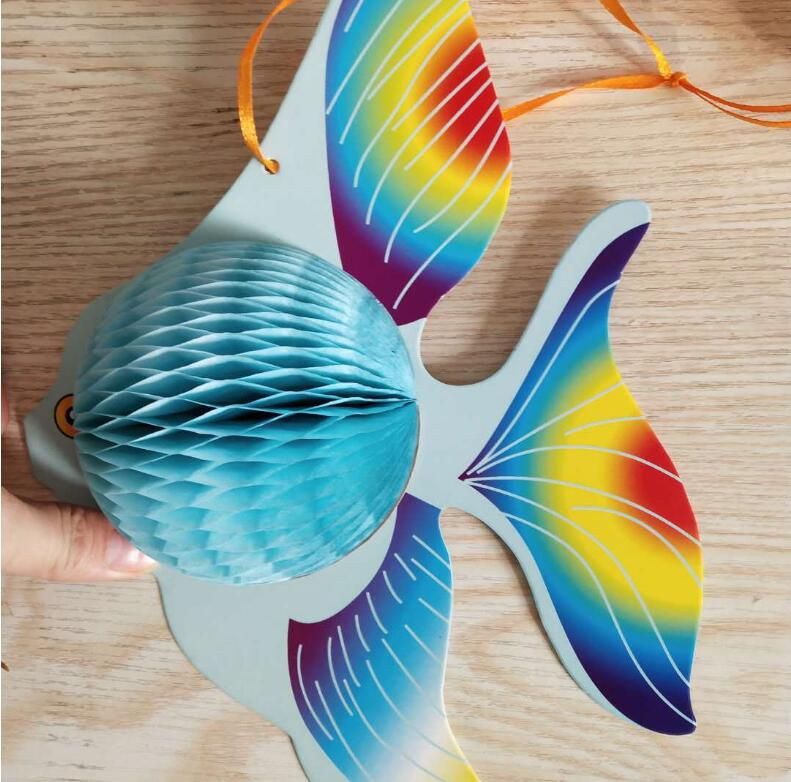 2019 Multicolor Tissue Paper Goldfish Tropical Fish Sea Creatures
