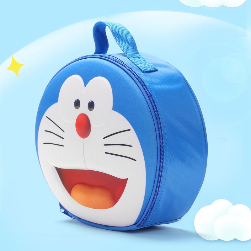 Cartoon Doraemon cute children's lunch bag portable portable lunch box insulated food package Outdoor kids Picnic bag Lunch Pouch Cartoon Doraemon cute children's lunch bag portable portable lunch box insulated food package Outdoor kids Picnic bag Lunch Pouch