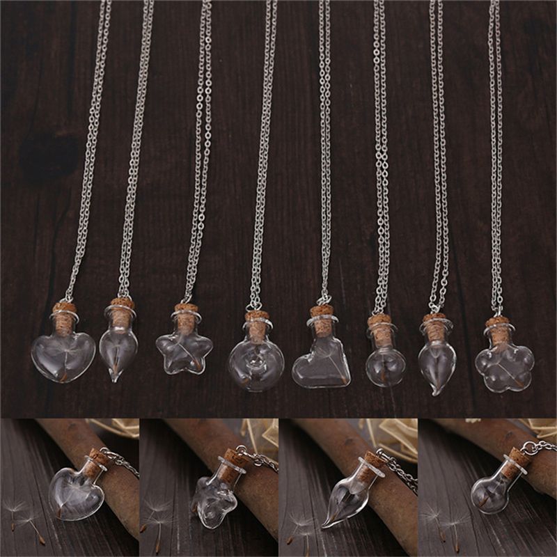 Wholesale Mini Tiny Glass Cork Bottles Round Flat Vial Wishing Bottle