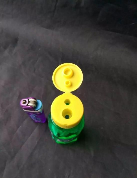 2022 Plastic Sparkling Water Bottle Glass Bongs Accessories , Glass