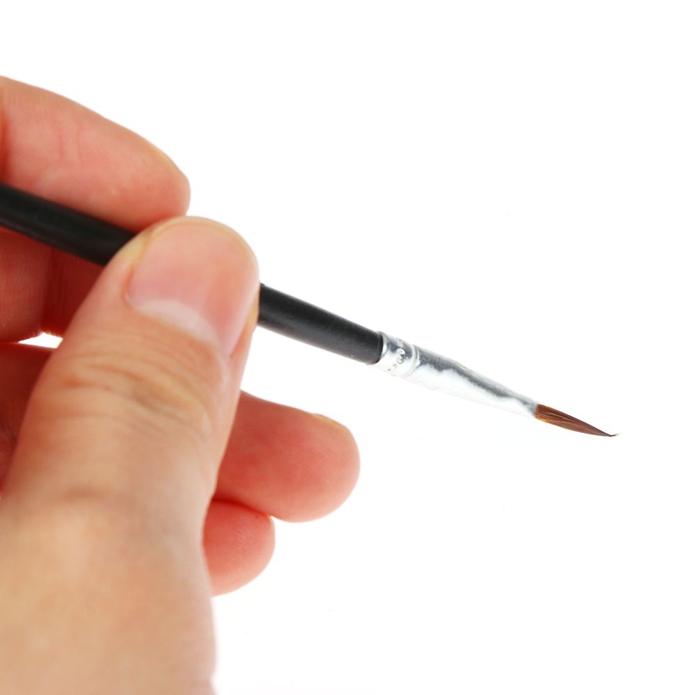 S Kuuans 10Pcs Thin Hand Painted Art Supplies Nylon Painting Brush Drawing Paint Hook Line Pen 