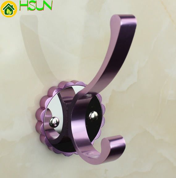 2019 Unique Modern Purple Wall Hook Curtain Tie Backs Coat Hooks