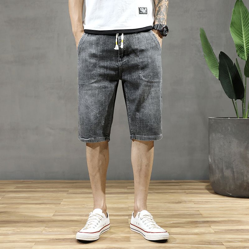 oversized jean shorts