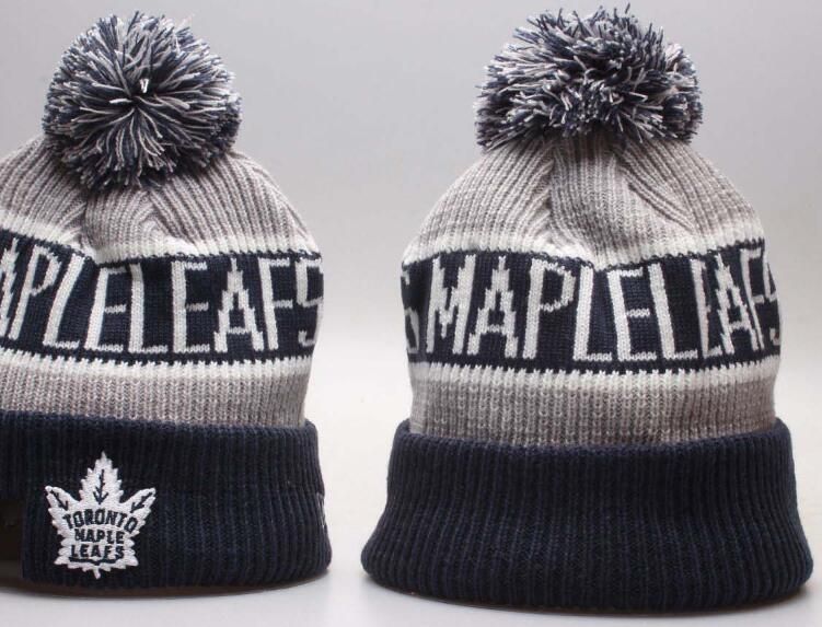 maple leafs knit hat