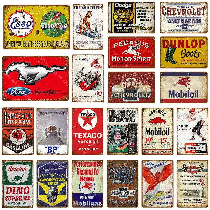 2019 2019 Motor Oil And Gasoline Metal Signs Motorcycles Car