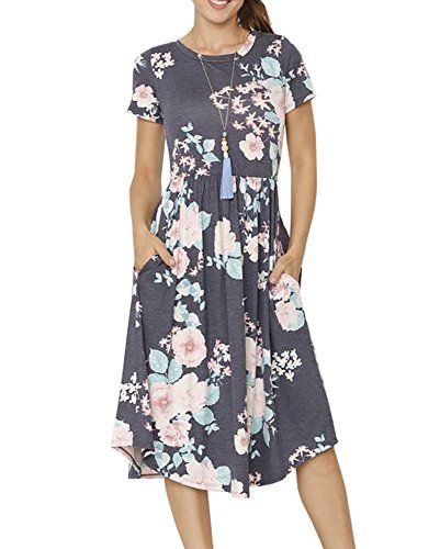 women's short sleeve sundresses