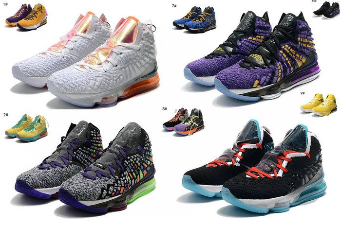 lebron different color shoes