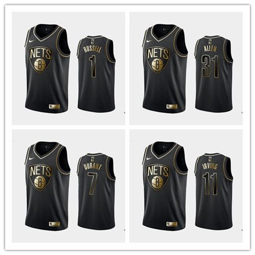 Kyrie Irving 11 Black Golden Edition Jersey - Kitsociety