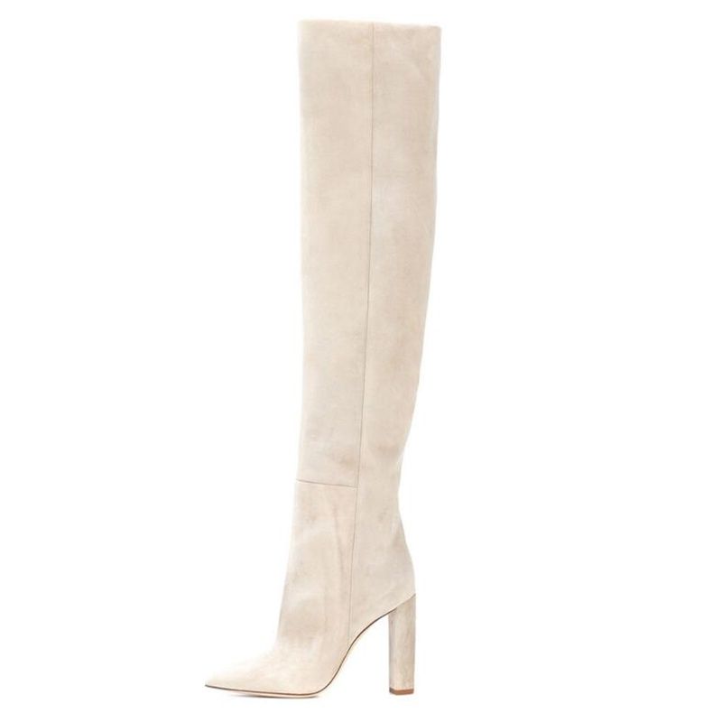 cream boots womens