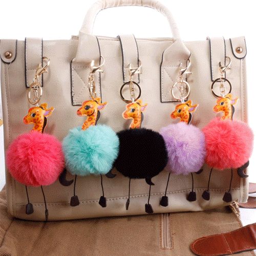 fluffy key holders