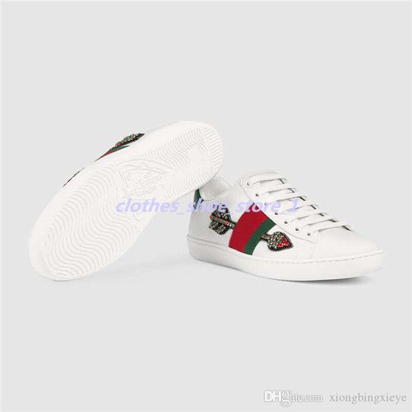 Gucci Casual Shoes Nuevo Diseño Original De La Moda De Lujo Zapatos De Cristal Xshfbcl Abejas Zapatos De Moda Bordado Top Flecha Deportes Para Mujeres De Ocio € |