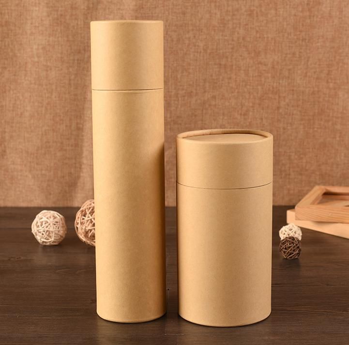 2020 Glass Dropper Bottle Packaging Box Kraft Paper Packaging Tube