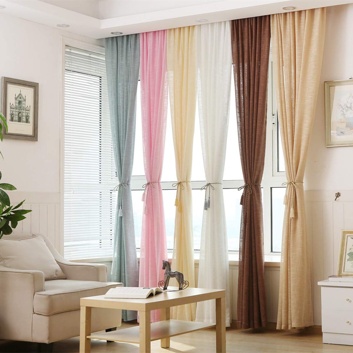 Jarl Home Linen Sheer Curtains For Bedroom Grommet Window Curtain Panels For Living Room Door Panel Curtain Green Sheer Curtains From Jarlhome 17 08 Dhgate Com
