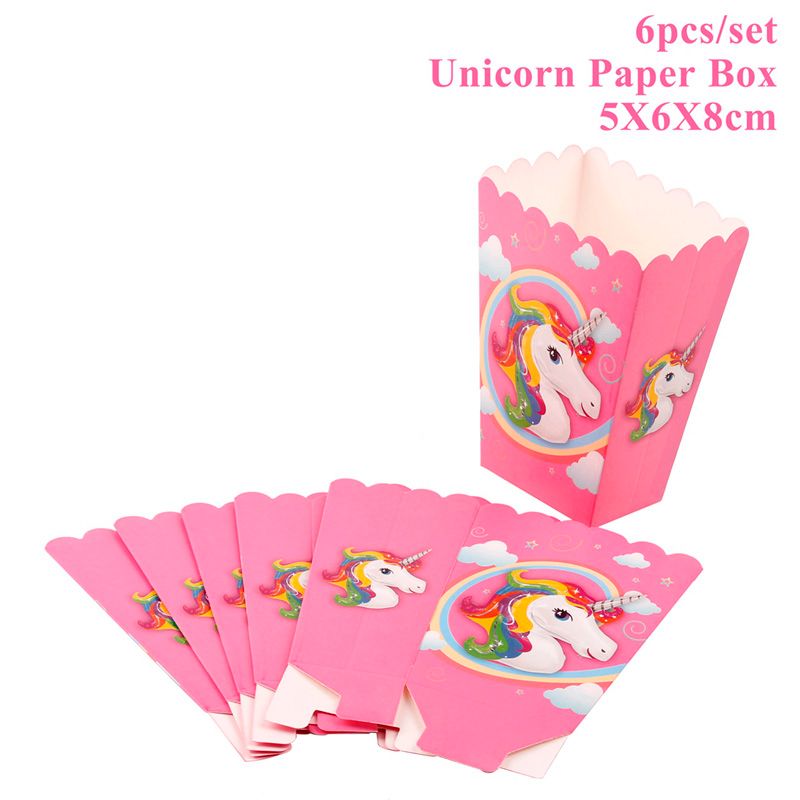 Unicorn Popcorn Box