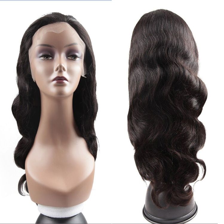 Brazilian Body Wave Human Hair Wigs Front Lace Hairpieces 8 26