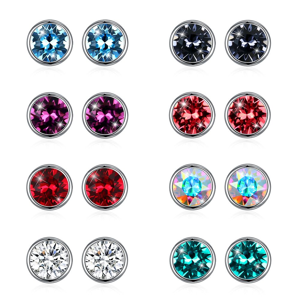Suhana Jewellery Disney Mickey Earrings Collection 14K Gold Fn Round CZ Gift for Girls Womens