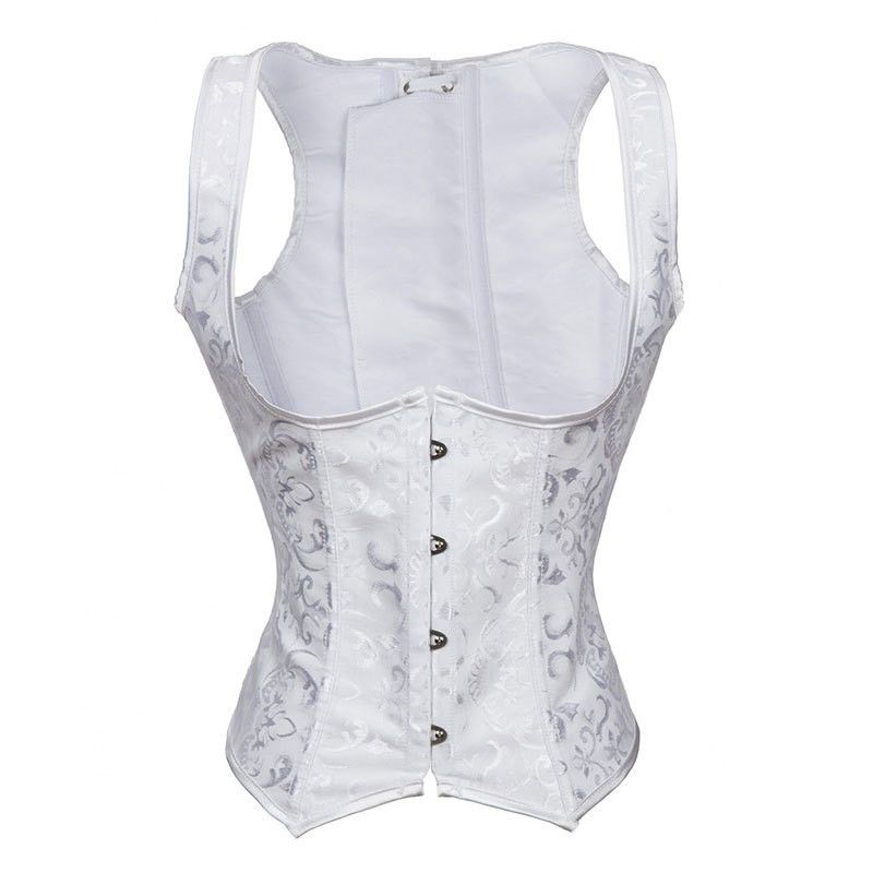 underbust corset white
