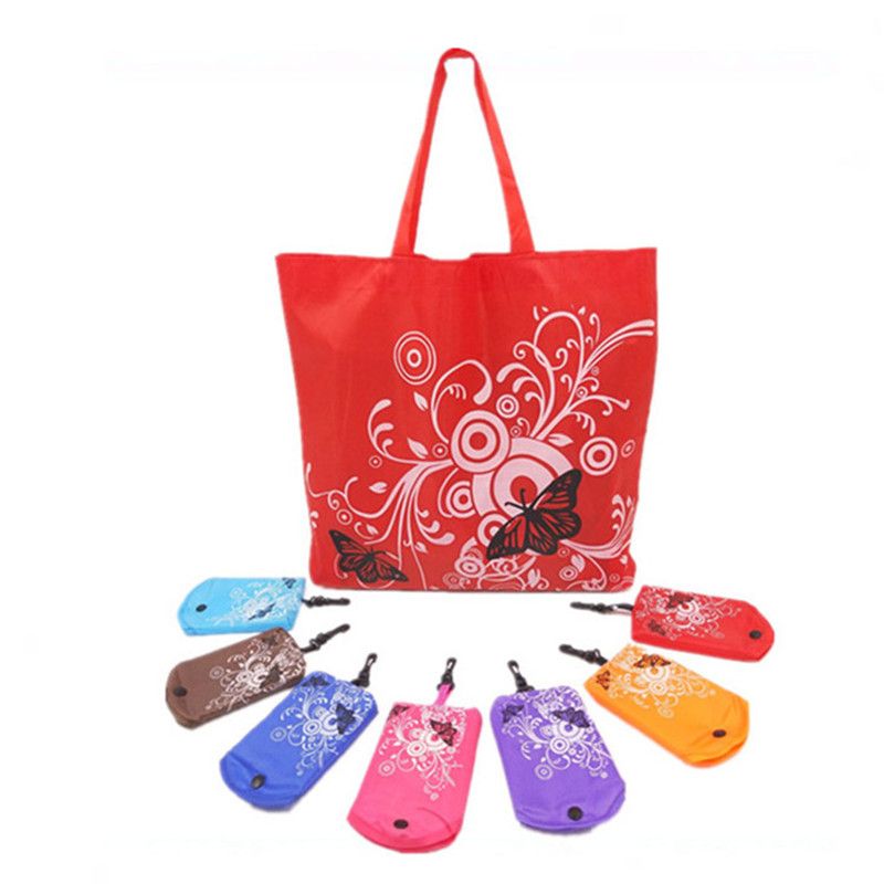 Travel Luggage Duffle Bag Lightweight Portable Handbag Butterfly Print Large Capacity Waterproof Foldable Storage Tote