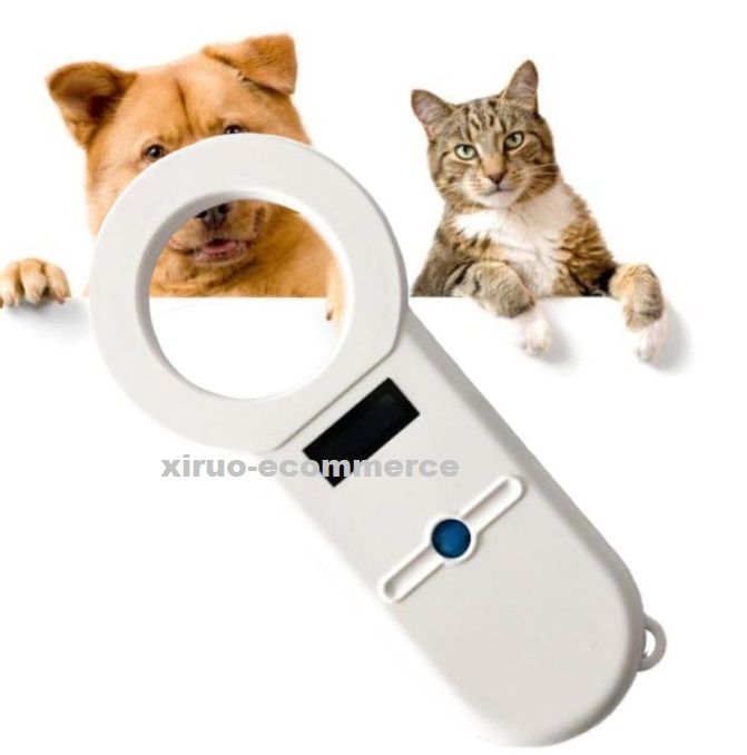 NEW Handheld Protable Pet Chip Reader Scanner Animal Microchip Recognition  Reader for Cat Dog Transponders ET