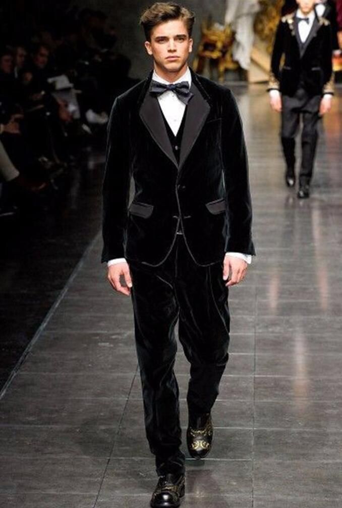 black velour suit jacket