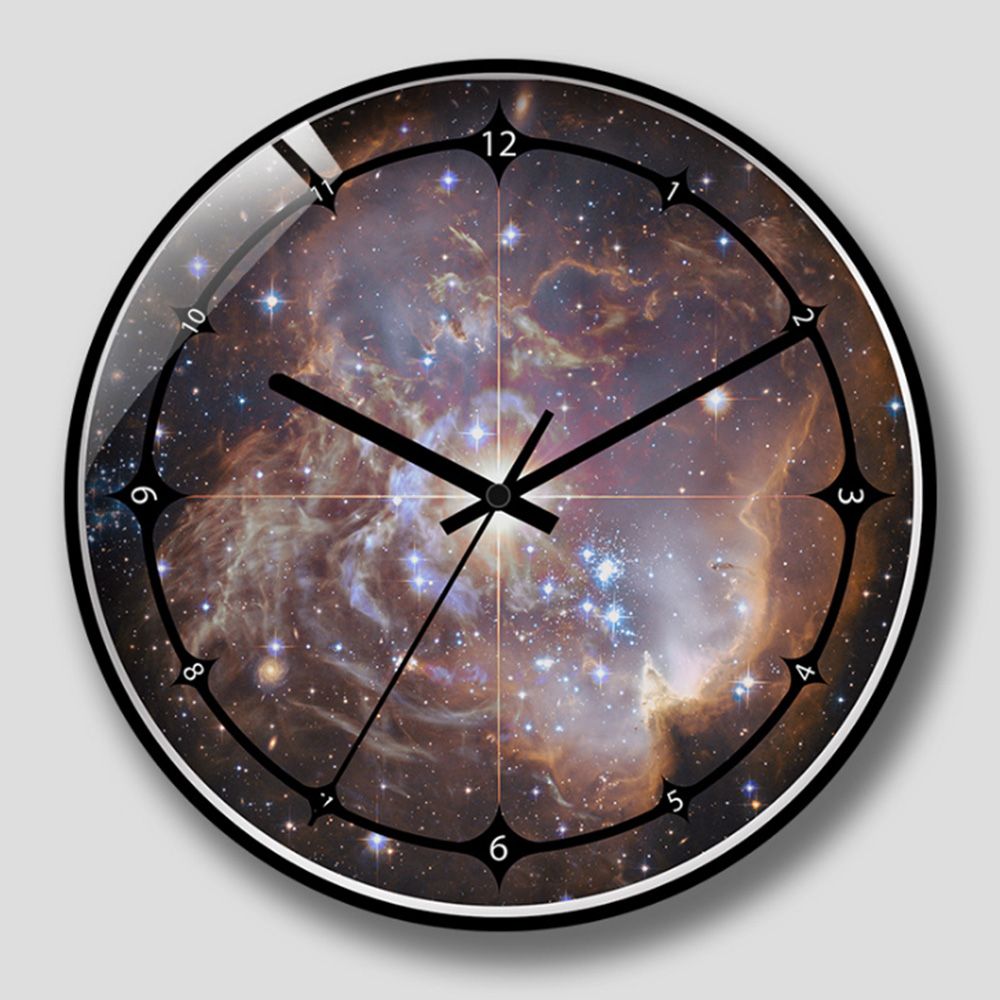 Compre Cielo Estrellado Reloj De Pared Universo Galaxy Glassmetal