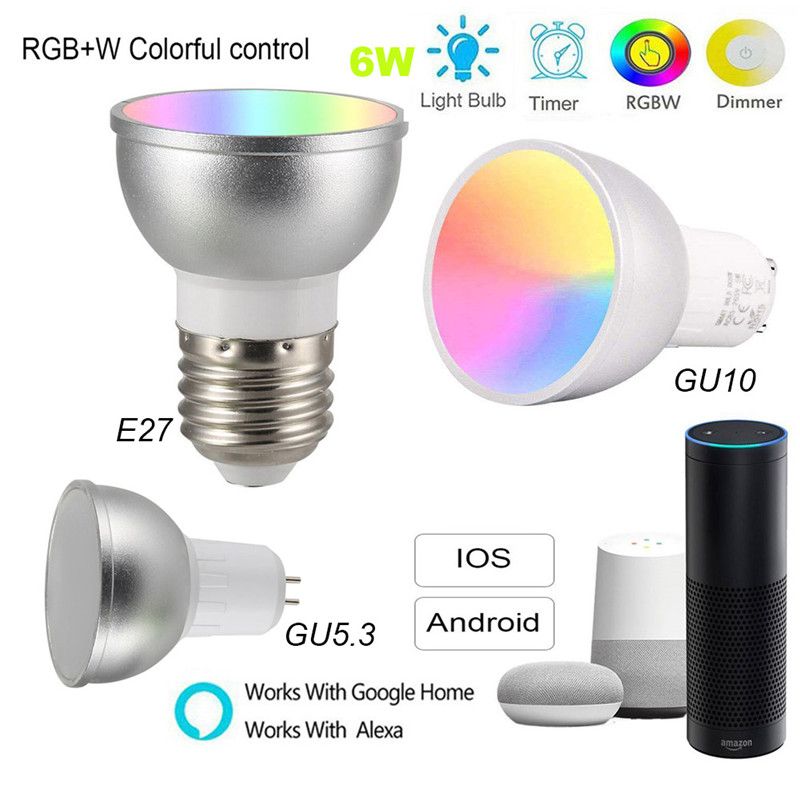gu10 smart bulb google home