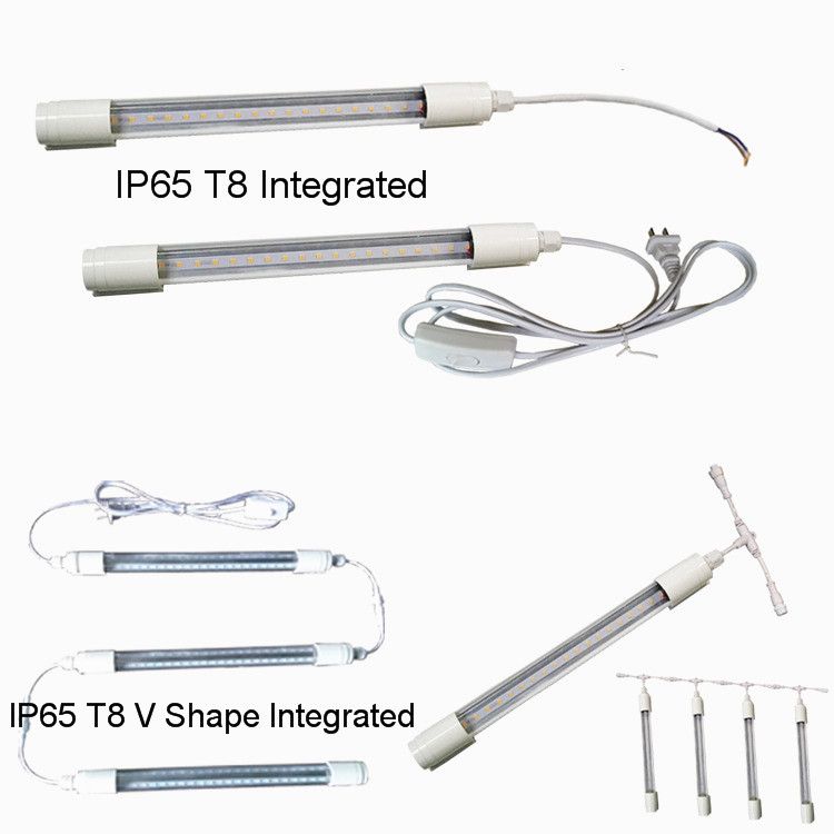 T8 Grow Plant Light IP65 4ft 3ft 2ft 1ft 85 265V Integrated Growth LED