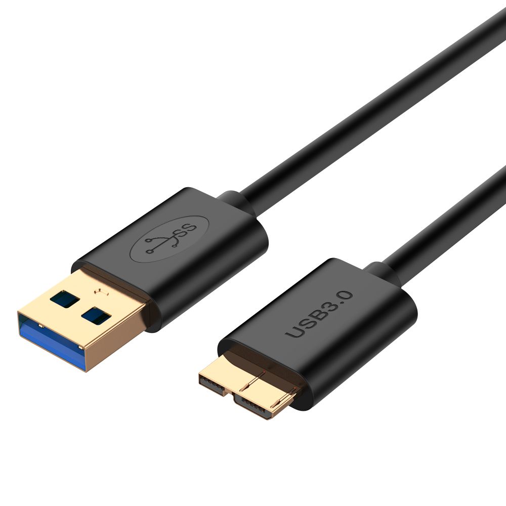 1m SuperSpeed USB 3.0 Type A to Micro B Cable For Hard Drive Samsung S5 Note3