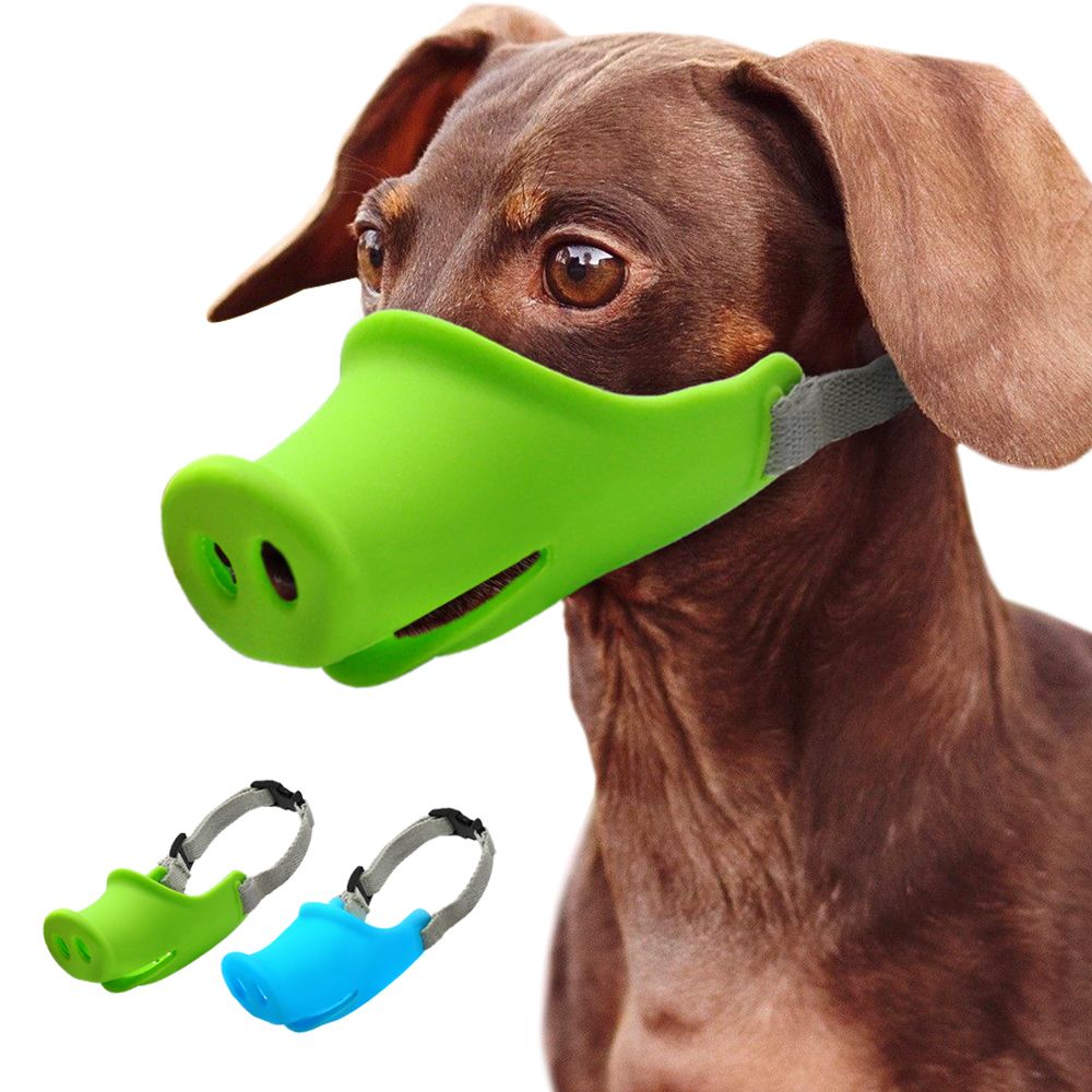 2020 Breathable Cute Pig Dog Muzzle 