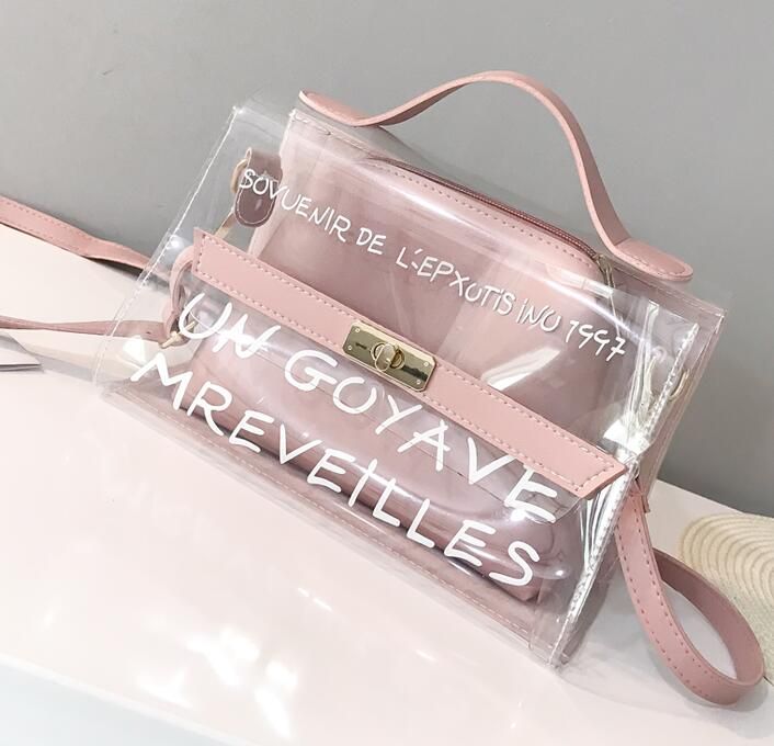 sac main transparent