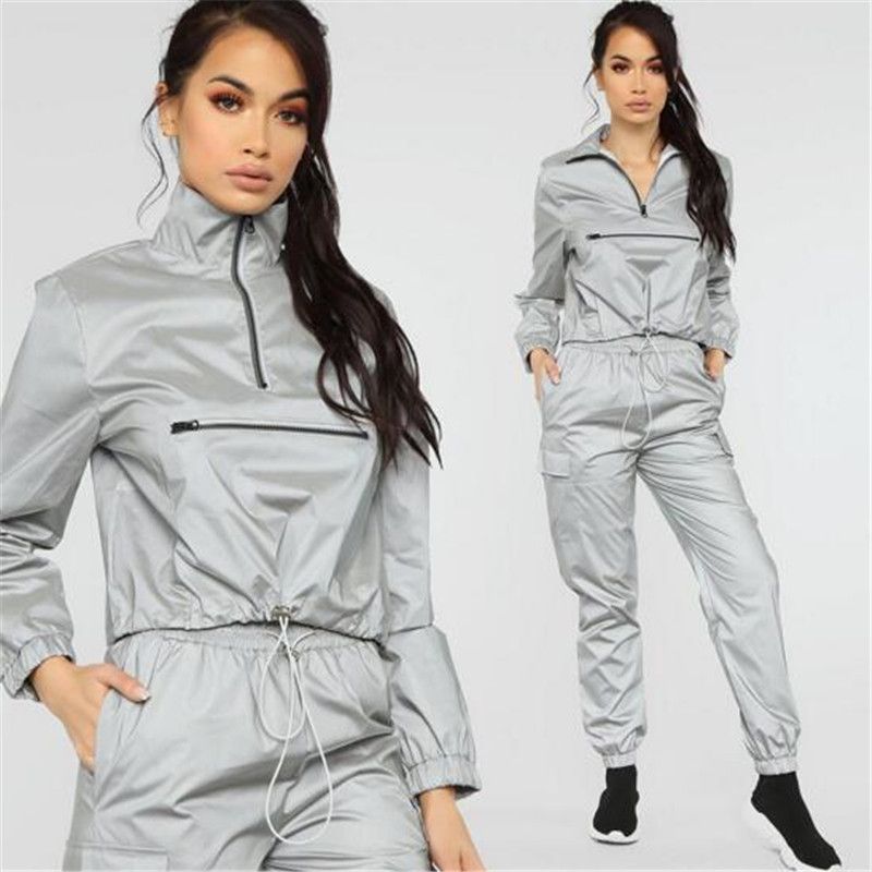 Cortaviento reflectante mujer Outlet